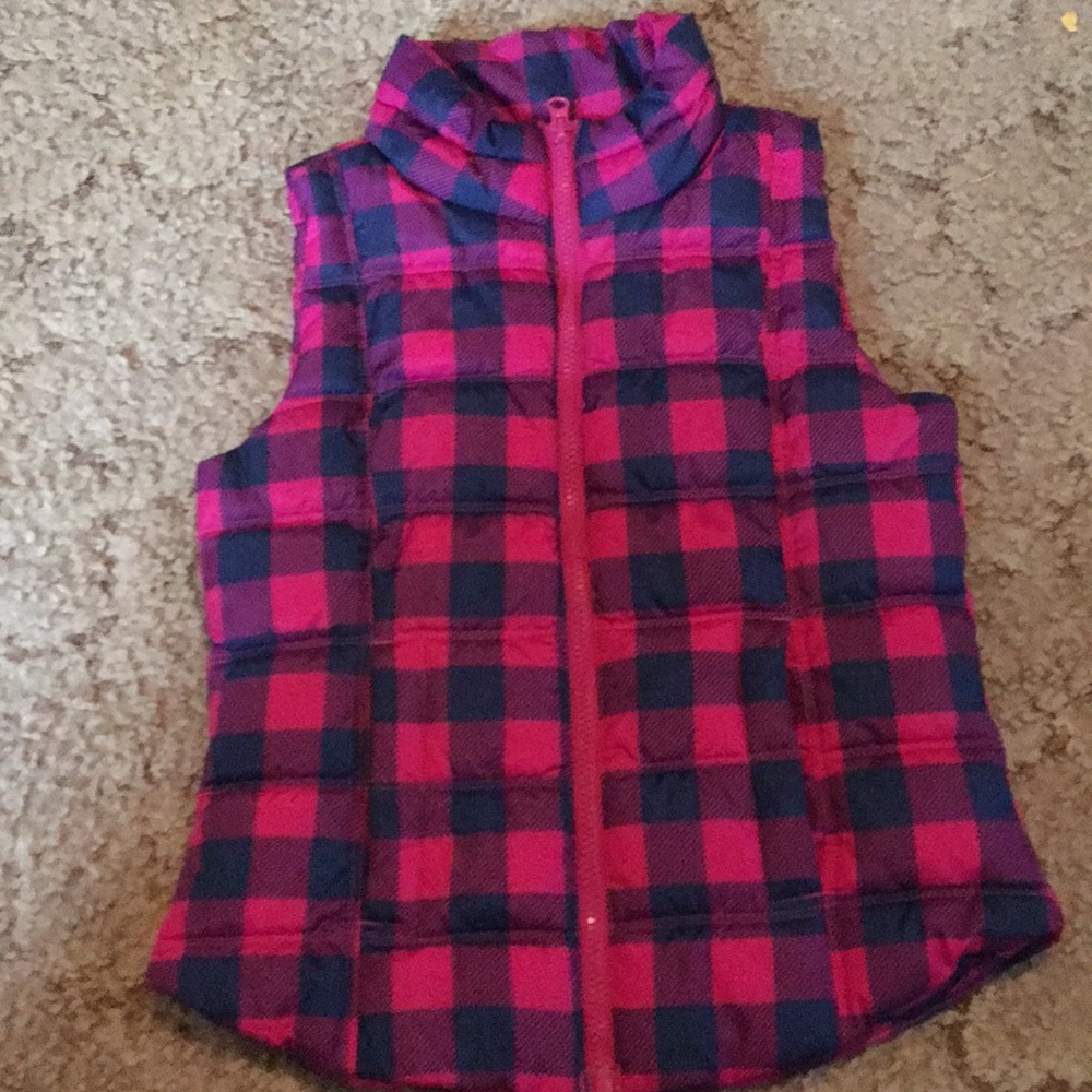 Flannel design vest